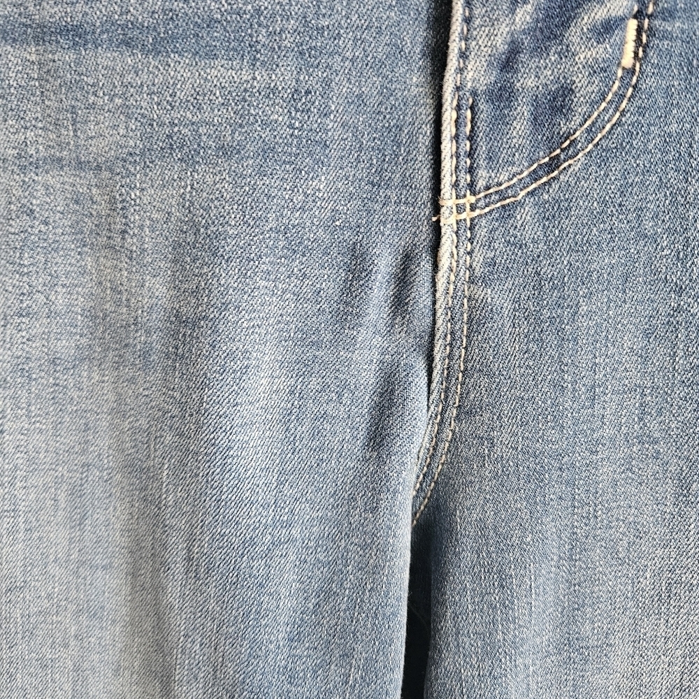 L'agence Blue Denim Ruth High Rise Straight Jeans In Garvey - Picture 6 of 12